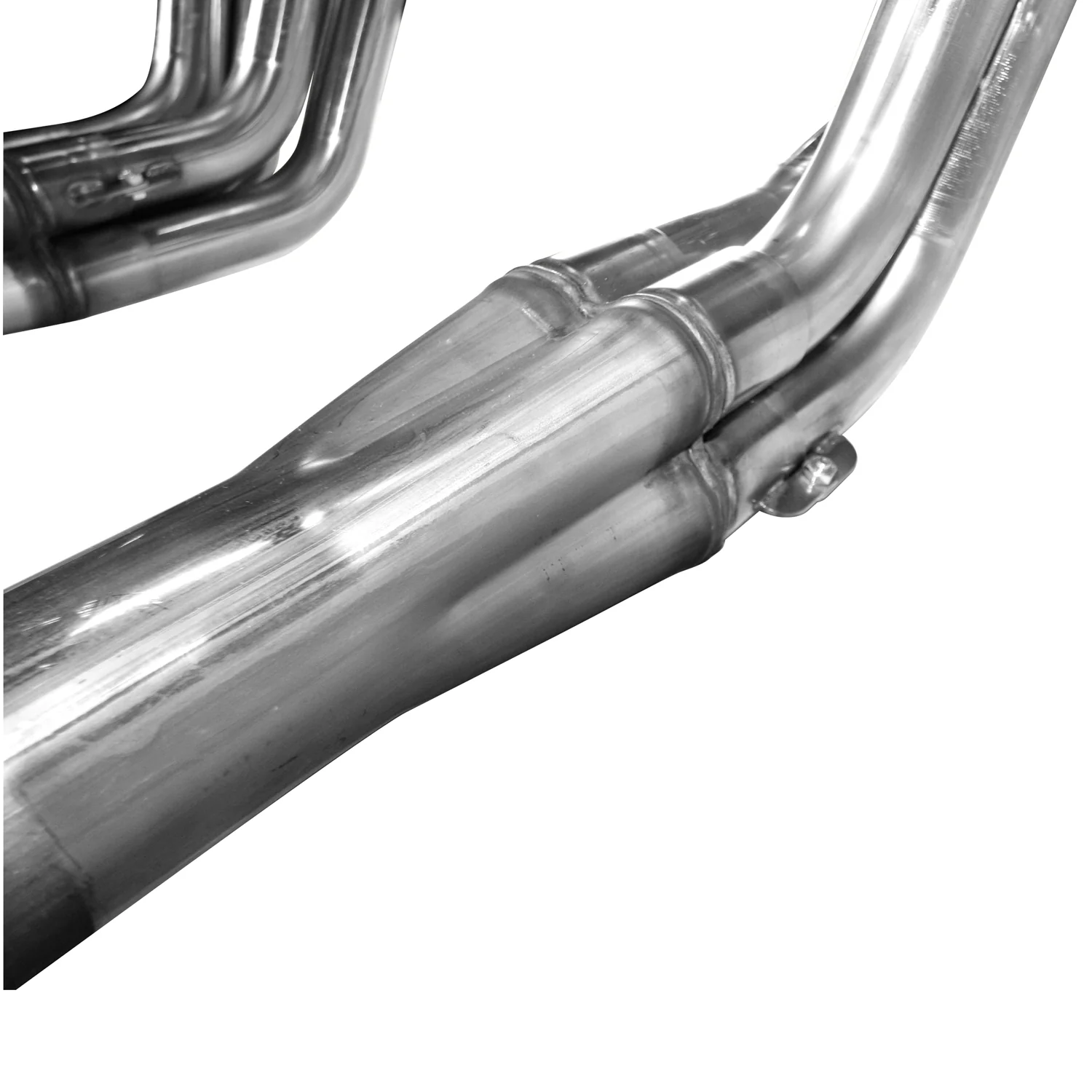 1-7/8" x 3" Stainless Headers. 3" Inline Bolt Pattern.  302 SBF in a Fox Body. - Image 3