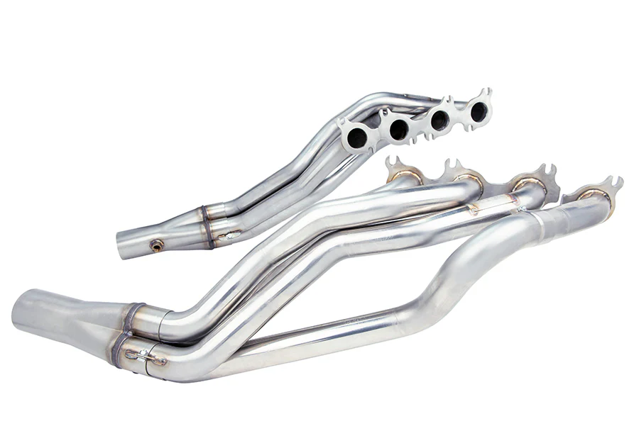 1-3/4" Stainless Headers. Fox Body/SN95 Mustang 5.0L Coyote Swap w/Auto. Trans.