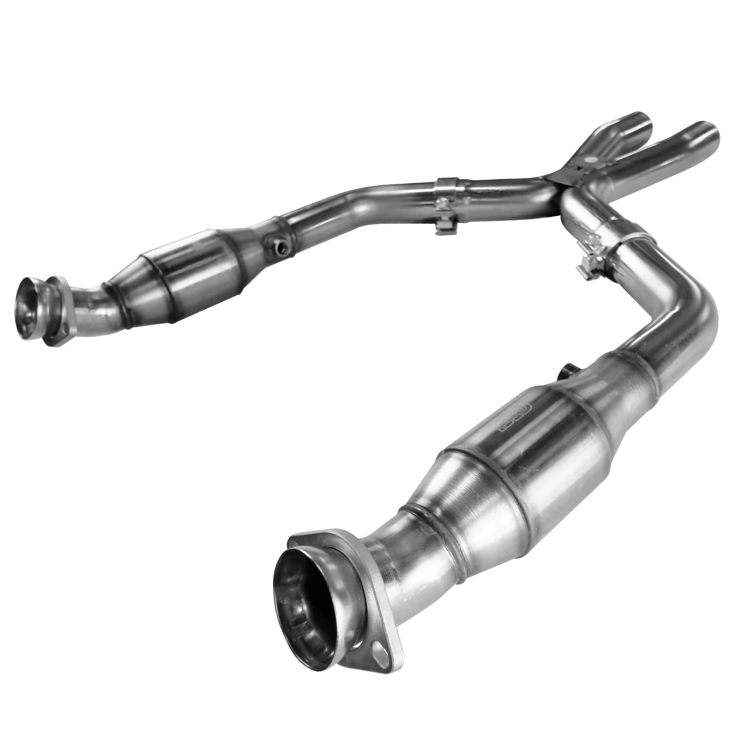 2-1/2" GREEN Catted X-Pipe.  2005-2010 Mustang GT 4.6L 3V. Req. Kooks Headers. - Image 3