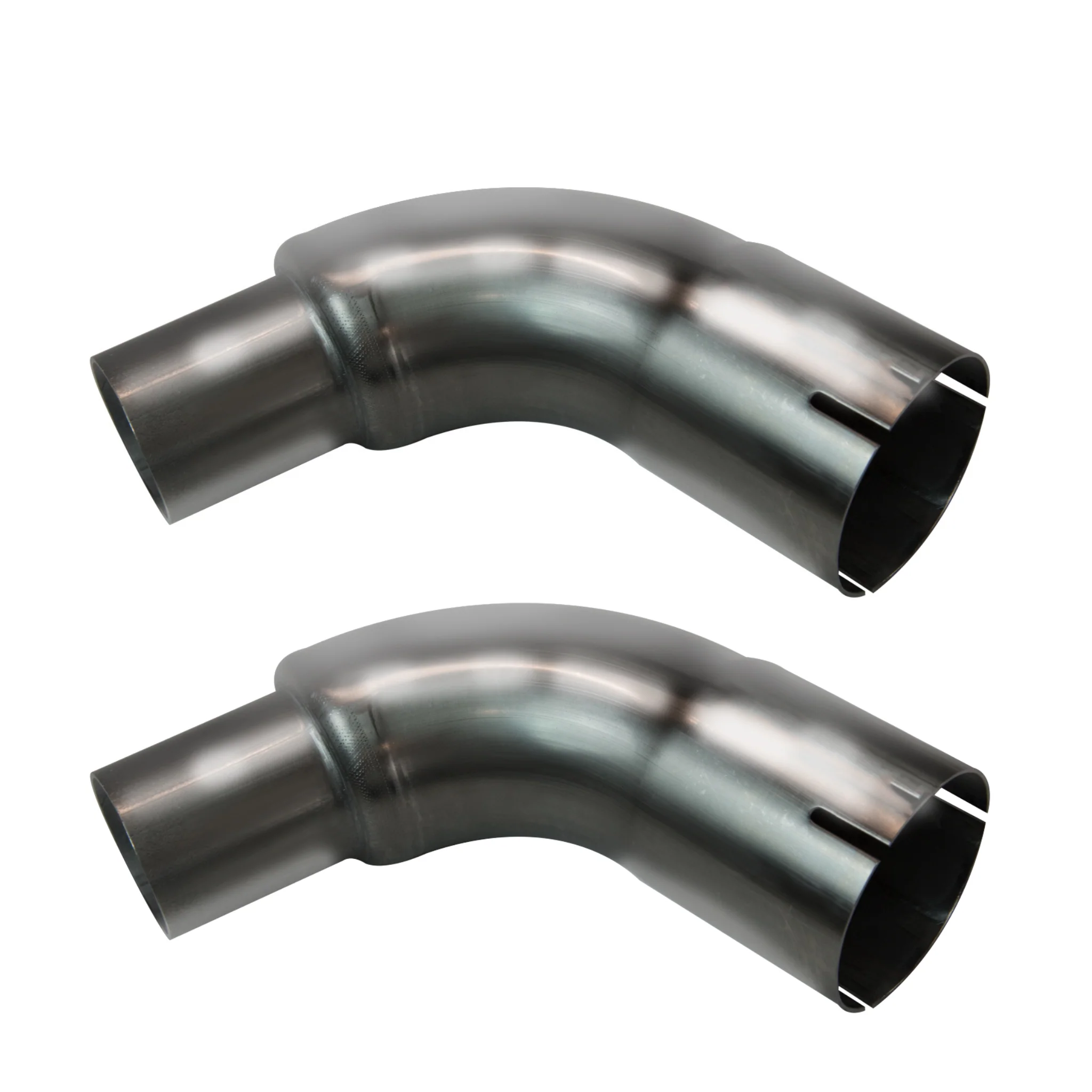 PAIR of 3" x 2-1/4" SS OEM Connection Adapters. 2015-2026 Mustang GT 5.0L. - Image 3