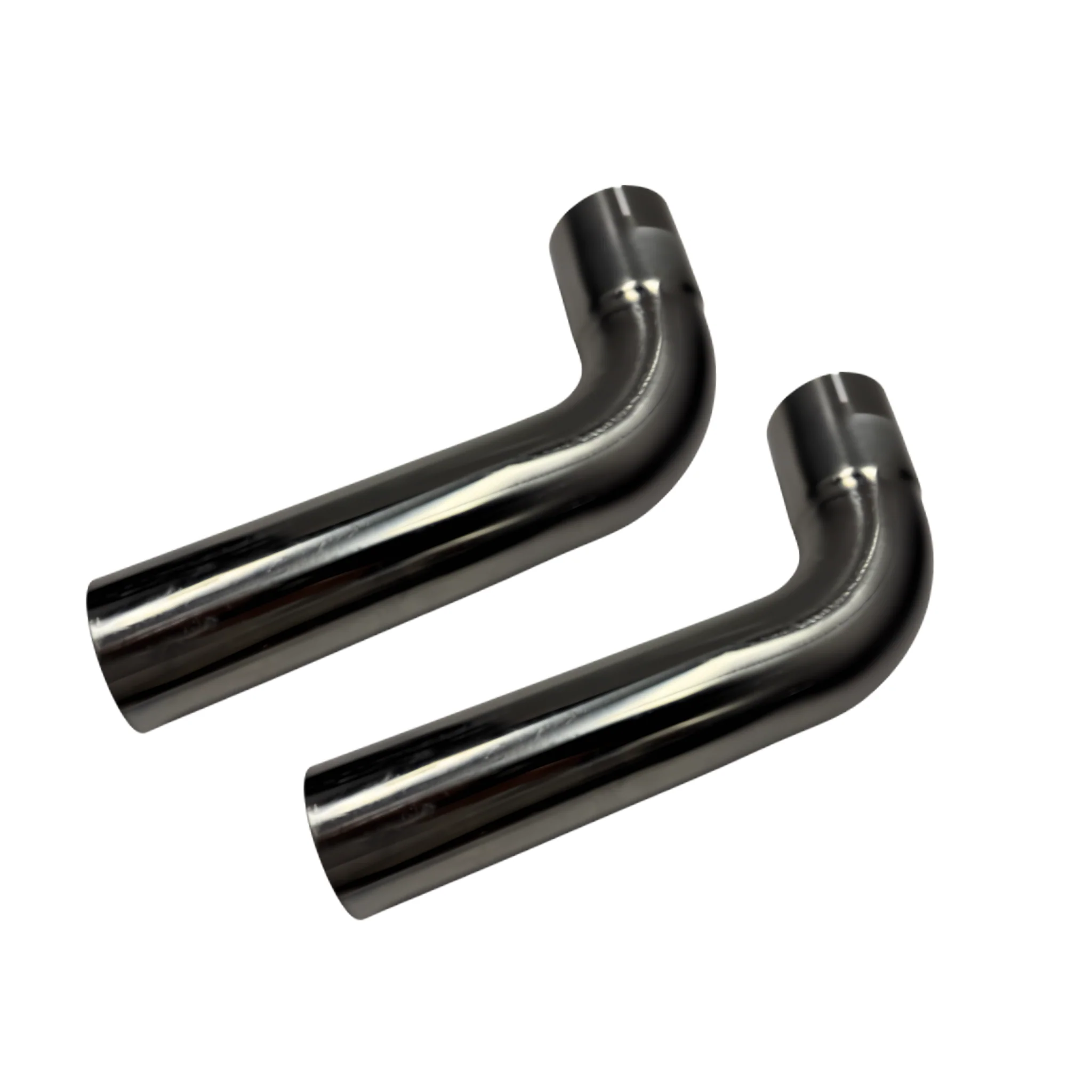 PAIR of Full 3" SS Connection Adapters (7" Long). Fits 2015-2026 Mustang GT 5.0L - Image 3