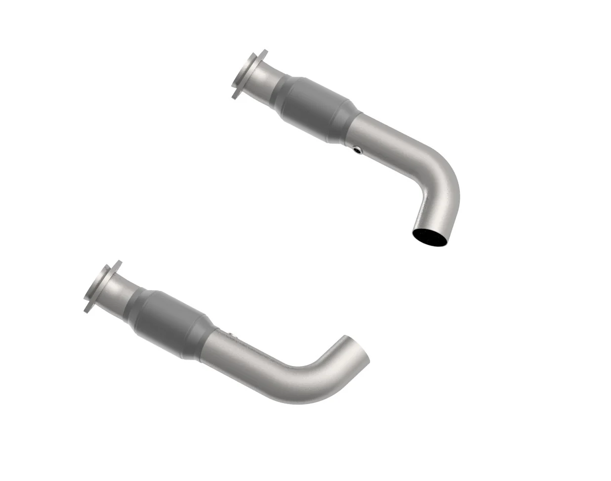 3" SS High Output GREEN Catted Connection Pipes. 2015-2026 Mustang GT 5.0L. - Image 2