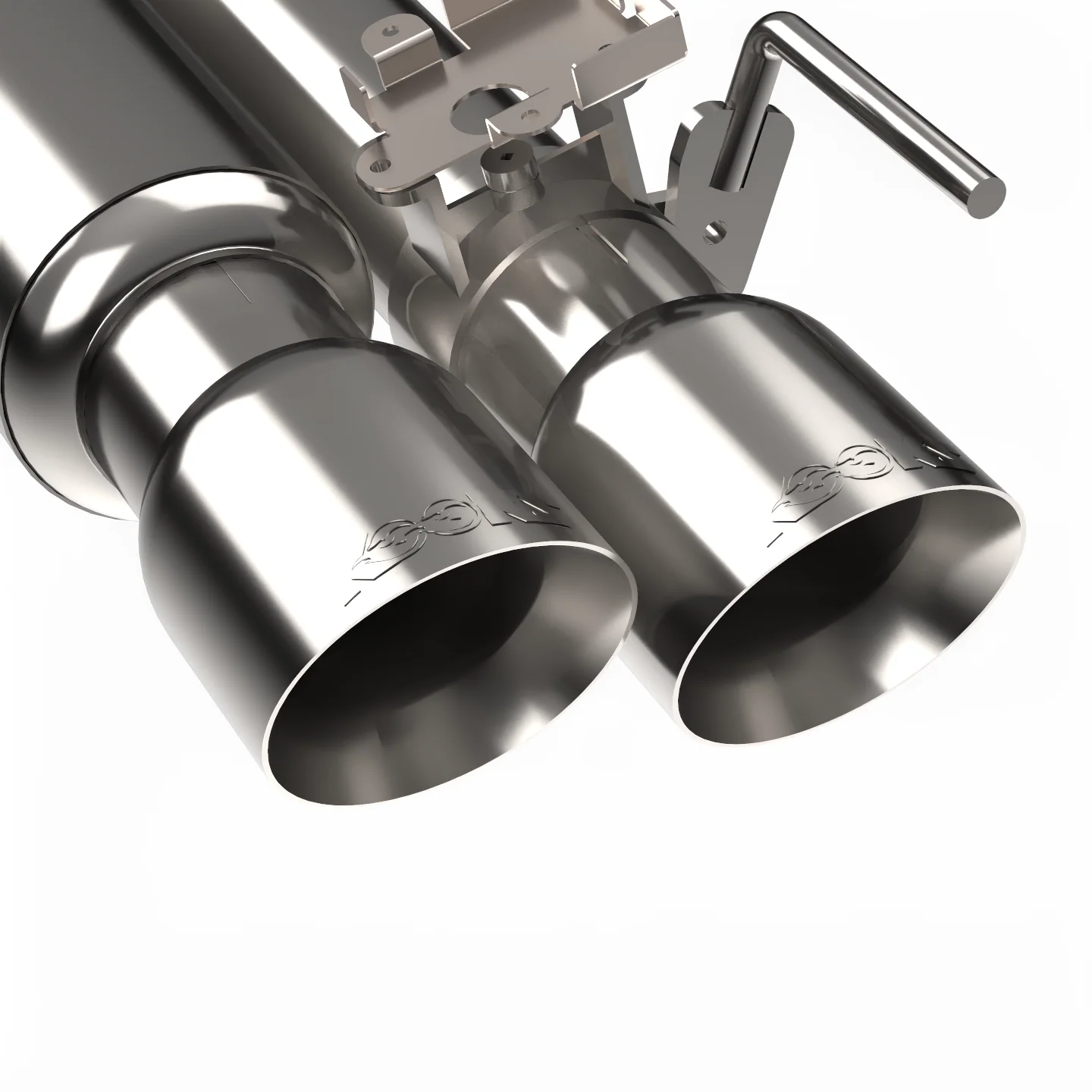 3" Active Shotgun Style Cat-Back (H) 2018-2026 5.0L Mustang w/Polished Tips - Image 2
