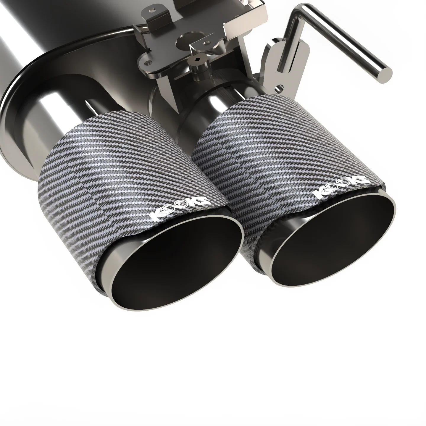3" SS Connection-Back ULTRA X Touring Exhaust w/Carbon Tips. 18-26 Mustang 5.0L - Image 2