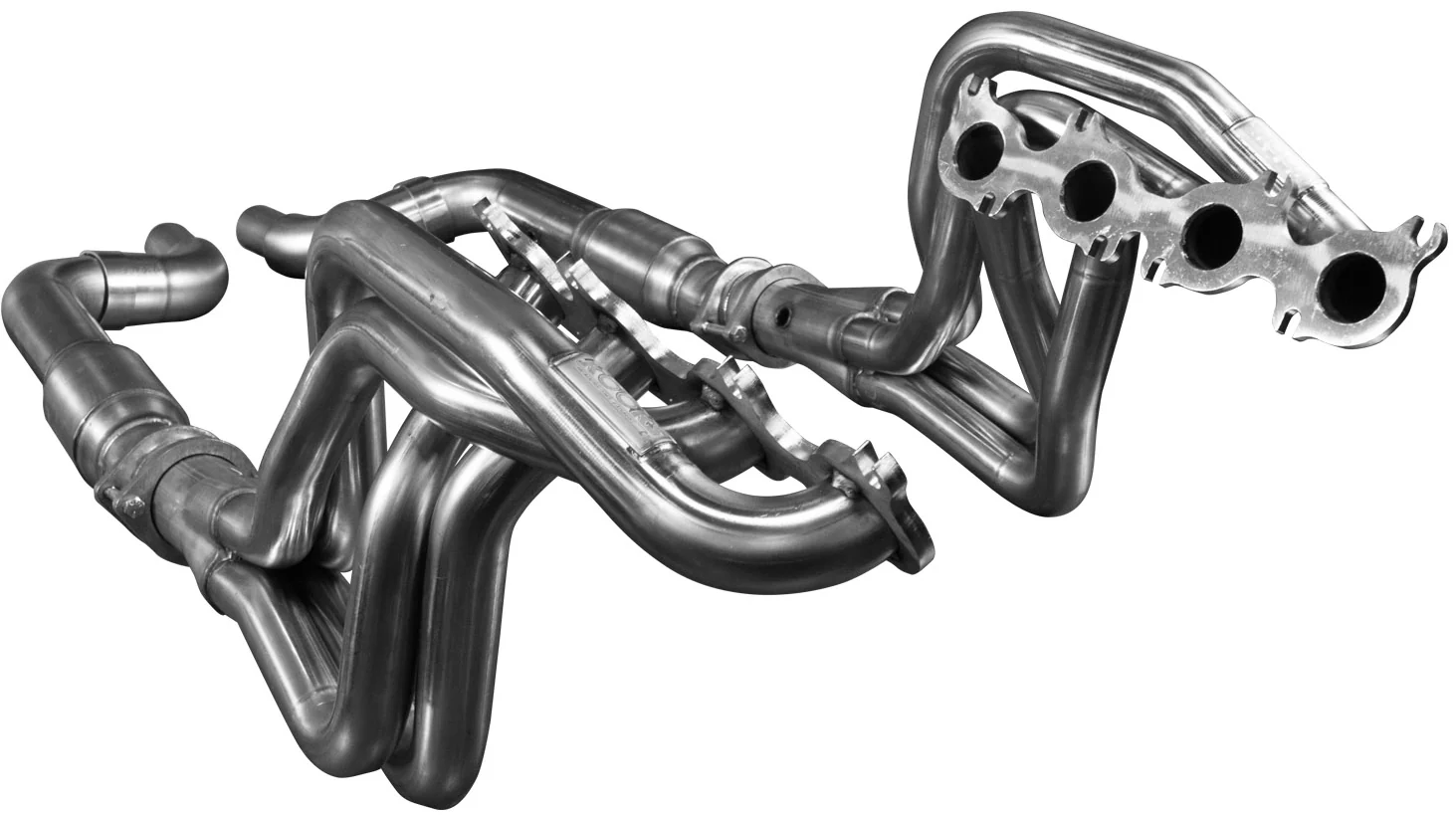 1-3/4" Stainless Headers & GREEN Catted Conn. Kit. 2015-2026 Mustang GT 5.0L. - Image 3