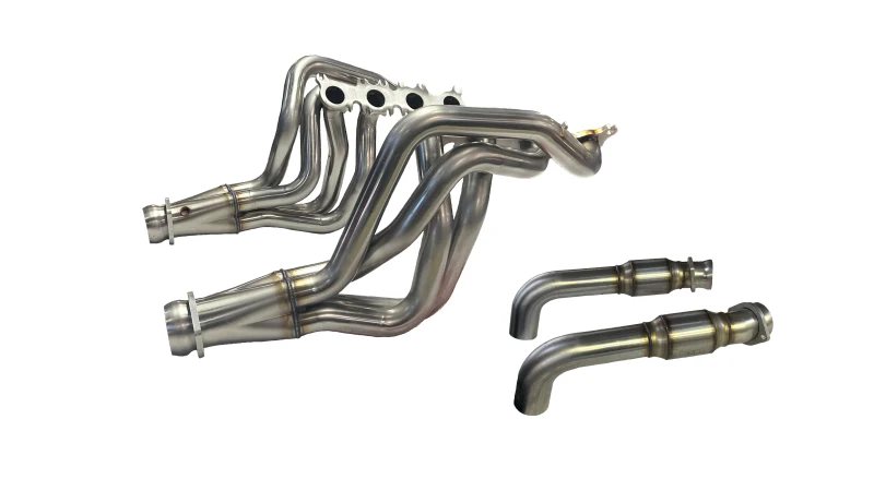 2" Stainless Headers & H.O. GREEN Cat. Conn. Kit. 2015-2026 Mustang GT/D.H. - Image 2