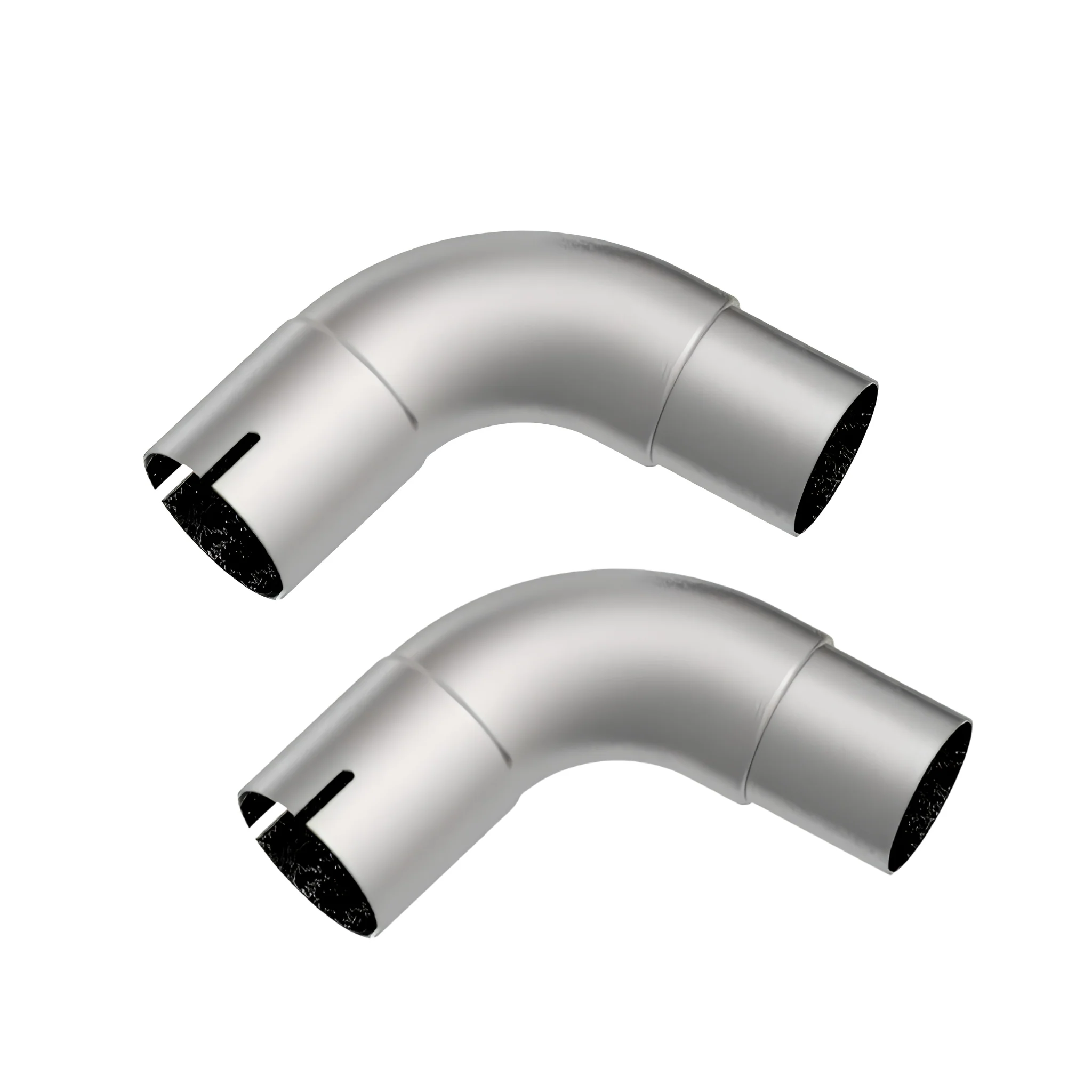 PAIR of 3" x 2-3/4" SS Connection Adapters. Fits 2020-2022 Mustang GT500 5.2L - Image 7