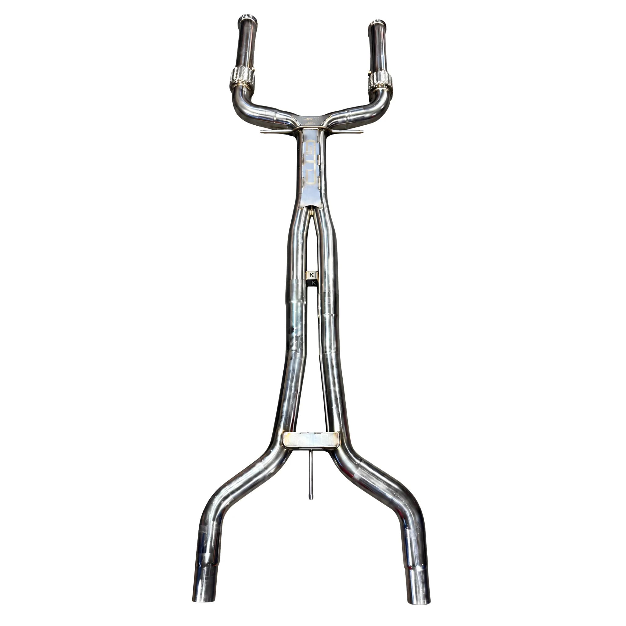 3" SS Competition Only Exhaust Mid-Section. Fits 2025+ Ford Mustang GTD 5.2L. - Image 4