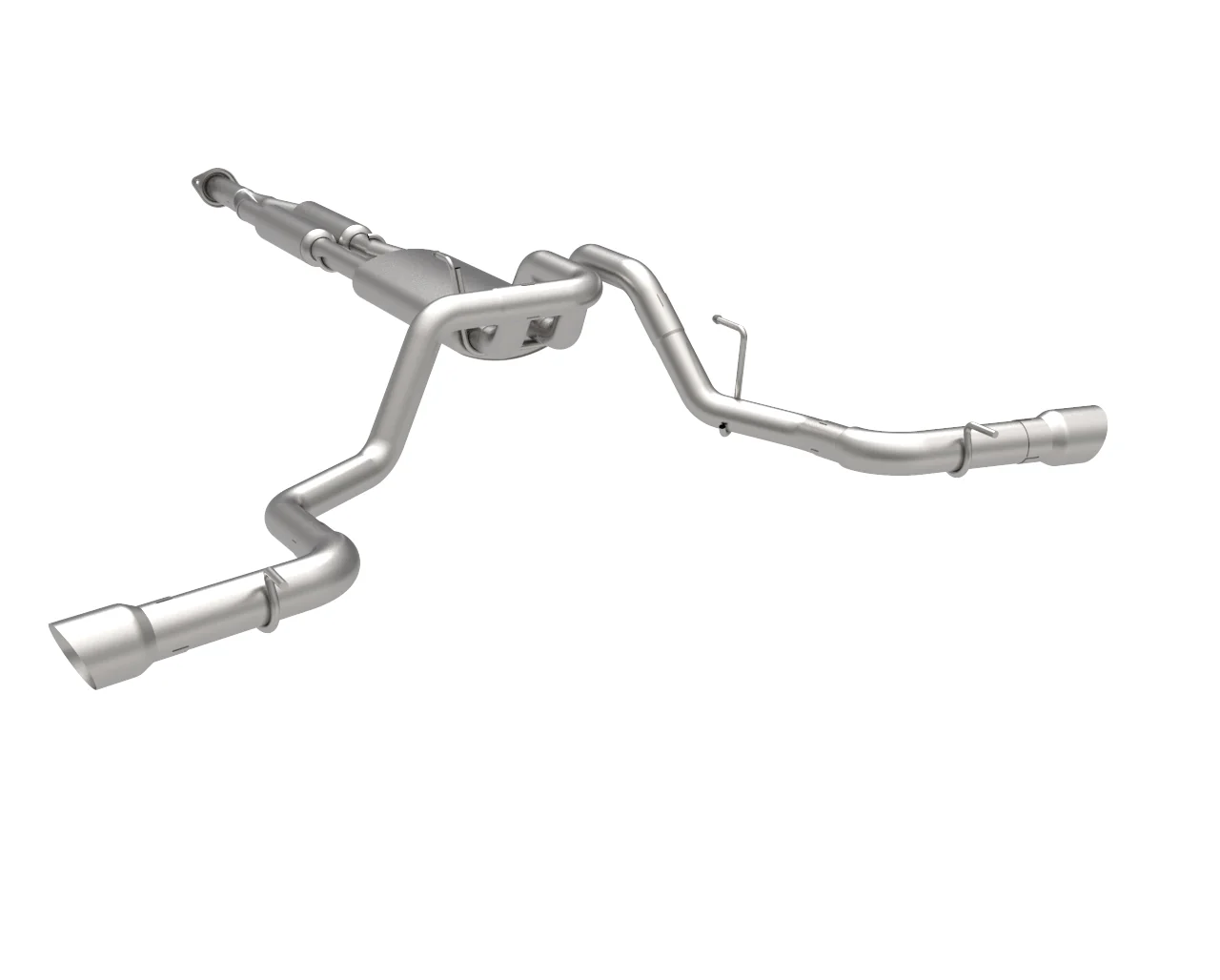 Dual Side Exit Cat-Back w/Polished Tips. 2015-2020 F150 2.7L/3.5L/5.0L - Image 3