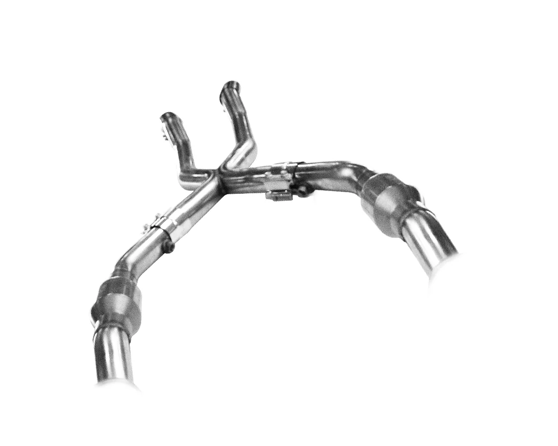 2-1/2" SS Catted X-Pipe. 2003-2011 Crown Vic 4.6L. Req. Kooks Headers.