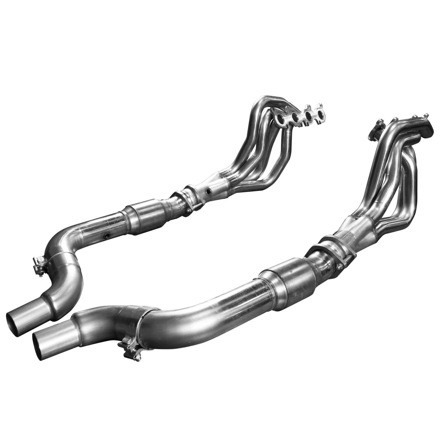 1-7/8" SS Headers & H.O. GREEN Catted Connection Kit. 2015-2026 Mustang GT/DH