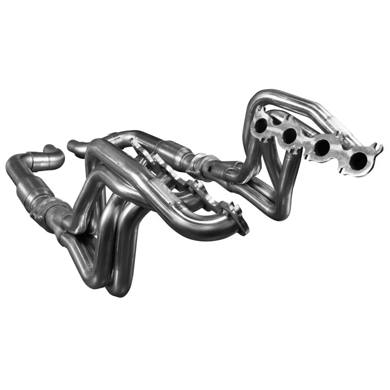 2" Stainless Headers & H.O. GREEN Cat. Conn. Kit. 2015-2026 Mustang GT/D.H.