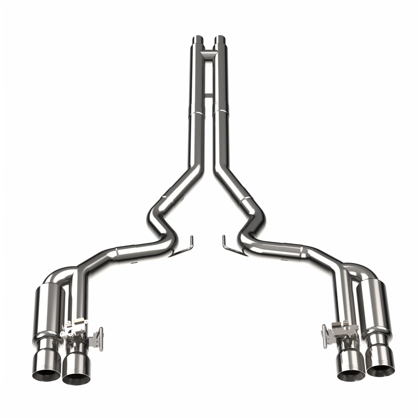 3" Active Shotgun Style Cat-Back (H) 2018-2026 5.0L Mustang w/Polished Tips