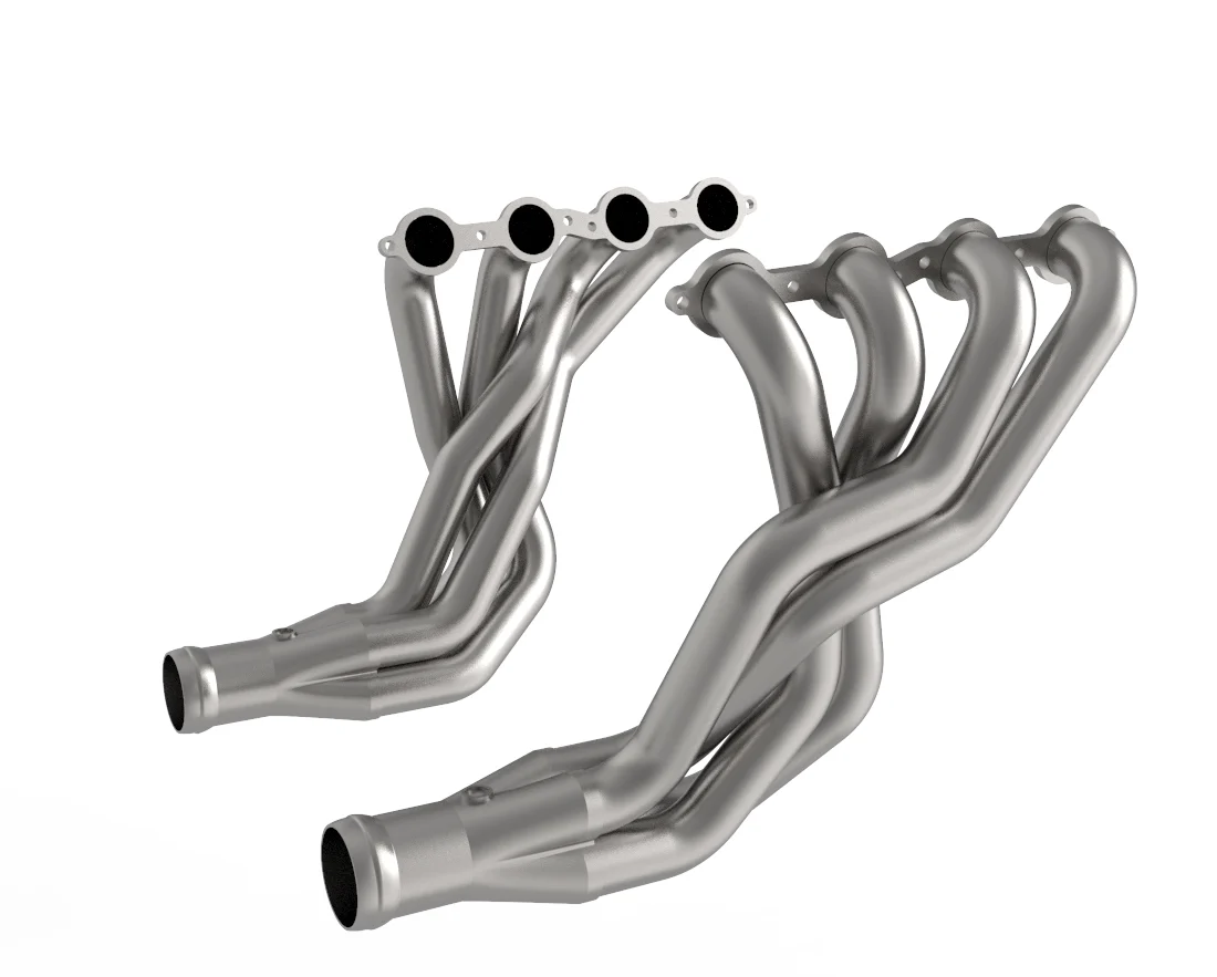 1-7/8" x 3" Stainless Headers. LS Swapped 1982-1992 Camaro/Firebird. - Image 2