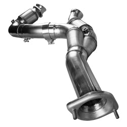 3" SS Catted Y-Pipe. 2009-2010 GM Truck 6.2L. Connects to OEM. - Image 2
