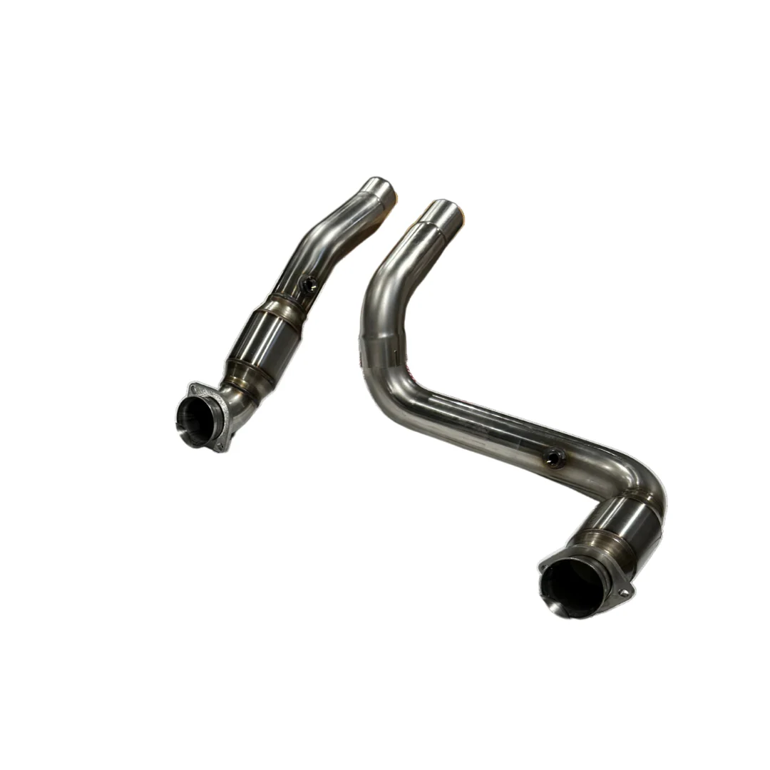 3" GREEN Catted Conn. Pipes. 2023+ Cadillac Escalade V. Req. Kooks Headers. - Image 2