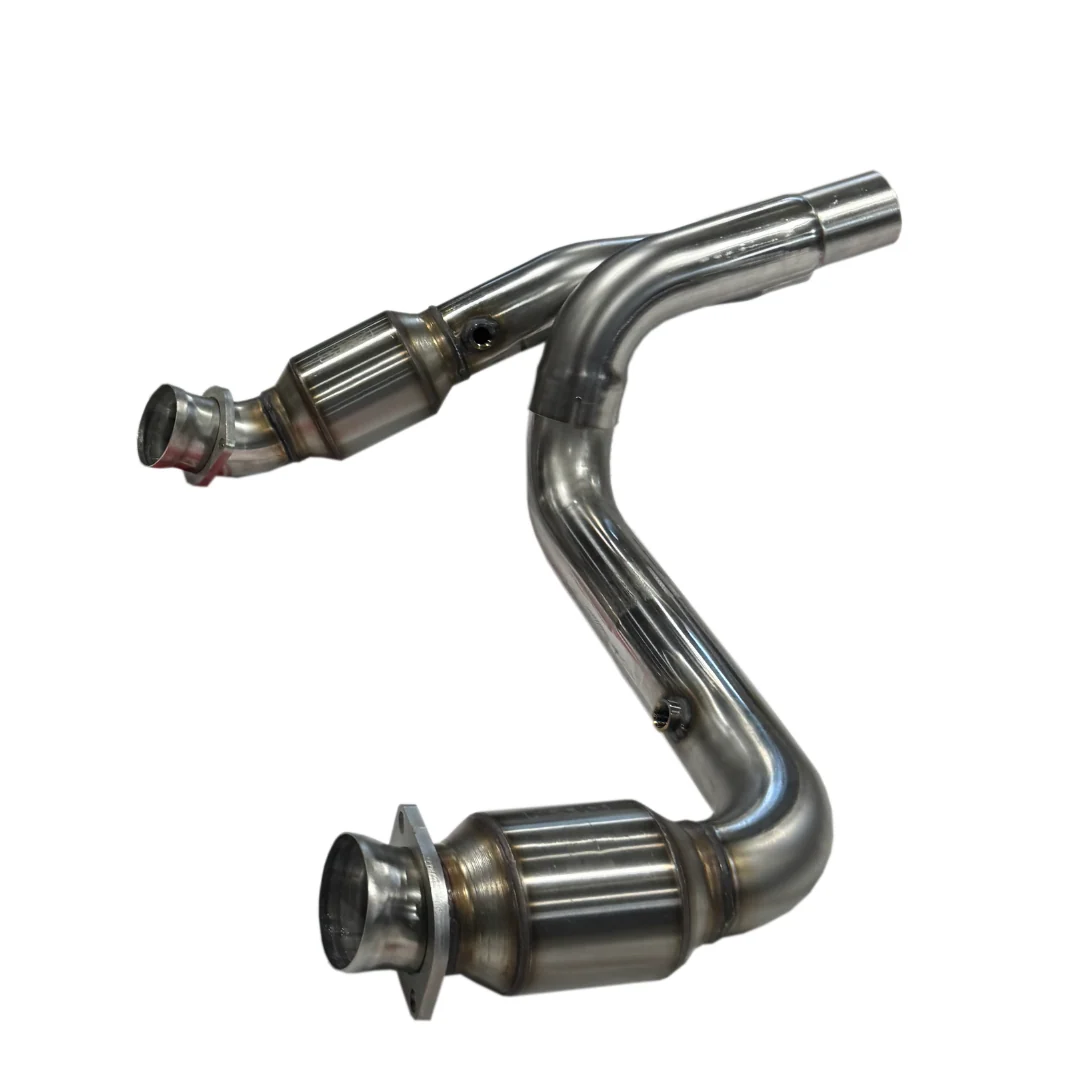 1-7/8" Long Tube Header & H.O. GREEN Catted Conn. Kit. 23+ Cadillac Escalade V. - Image 3