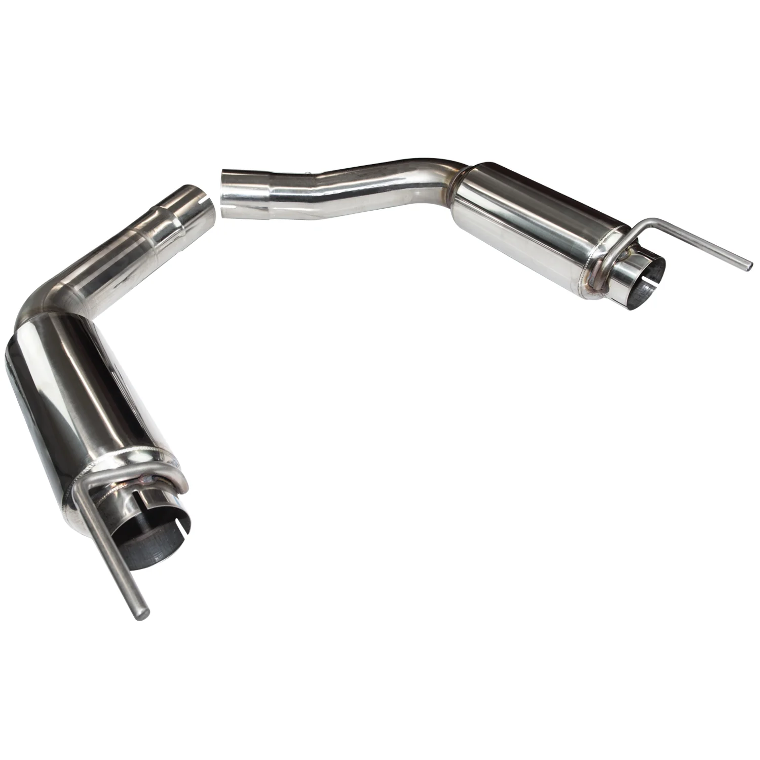 3" SS Cat-Back For OEM Tips. 2015-2020 Challenger Hellcat 6.2L. Connects to OEM - Image 2