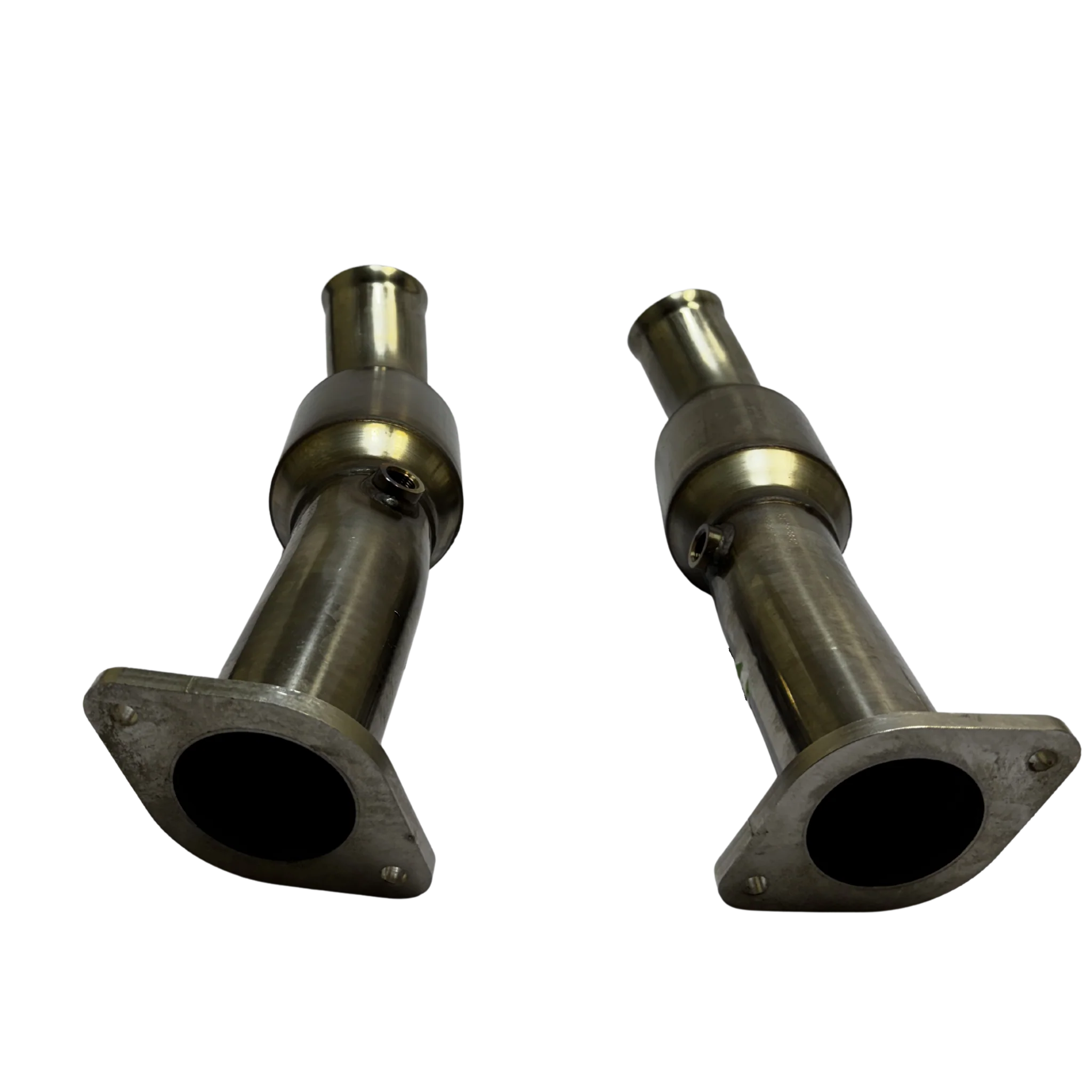 3" x 3" (OEM) Stainless H.O. GREEN Catted Connections. 2021+ RAM TRX 6.2L HEMI - Image 2