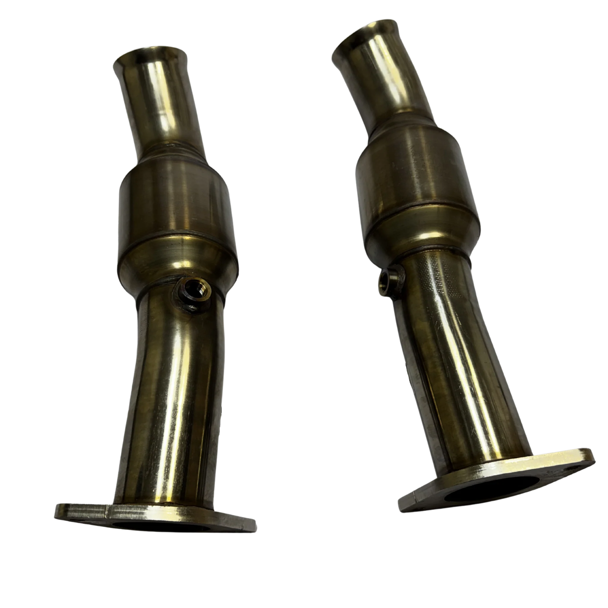 3" x 3" (OEM) Stainless H.O. GREEN Catted Connections. 2021+ RAM TRX 6.2L HEMI - Image 3