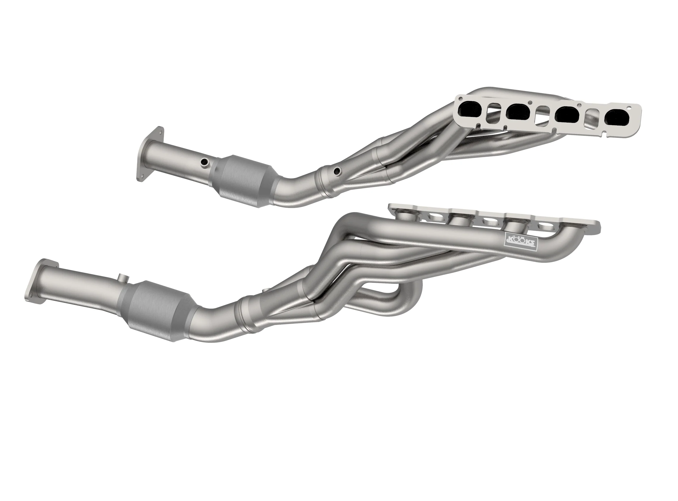 2" Stainless Header & H.O. GREEN Connections. 2021+ RAM TRX 6.2L HEMI - Image 2