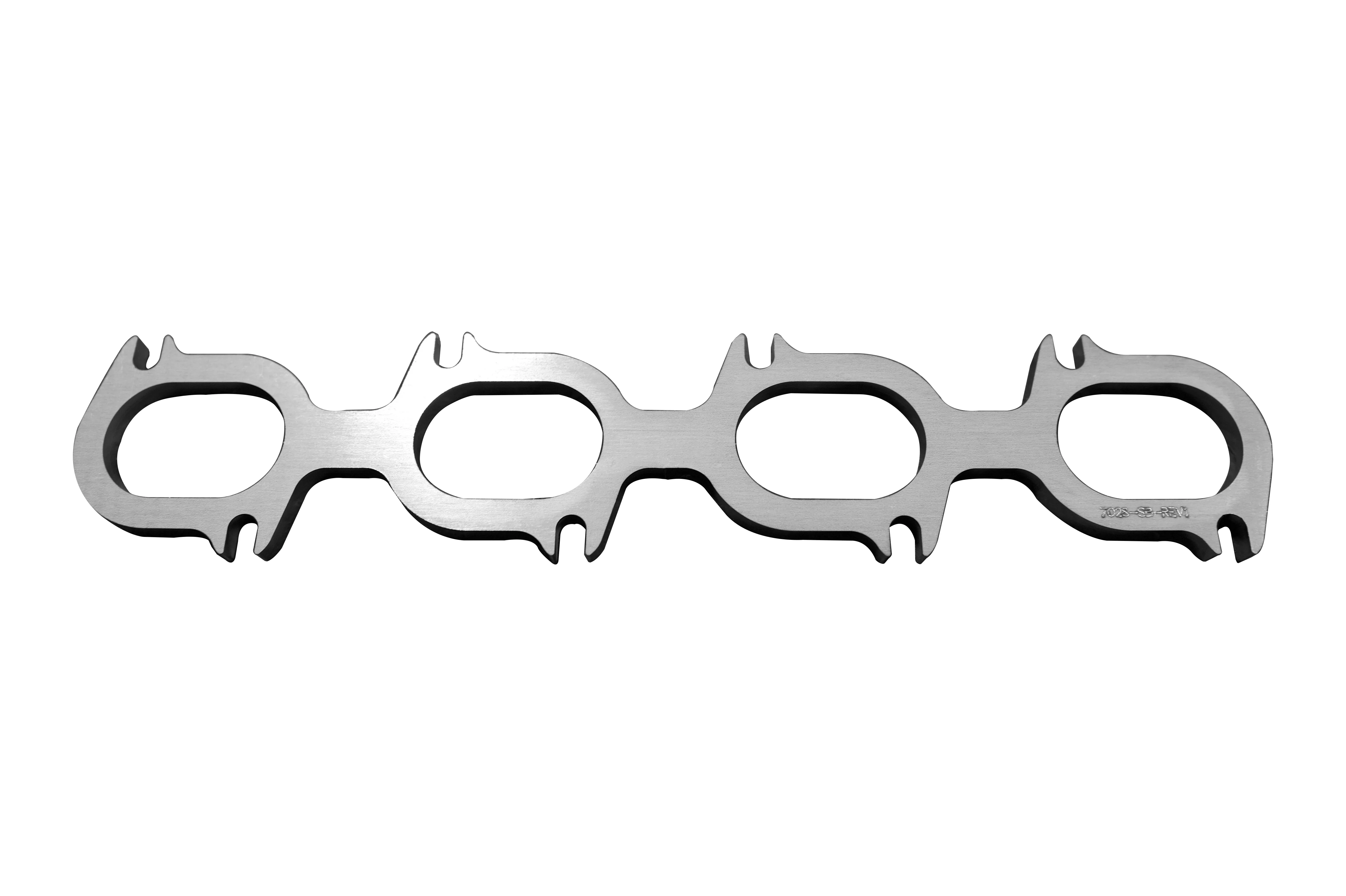 Ford 5.4L/5.8L GT500 Header Flange -3/8" Thick SS. Ports for 1-7/8" Primaries.
