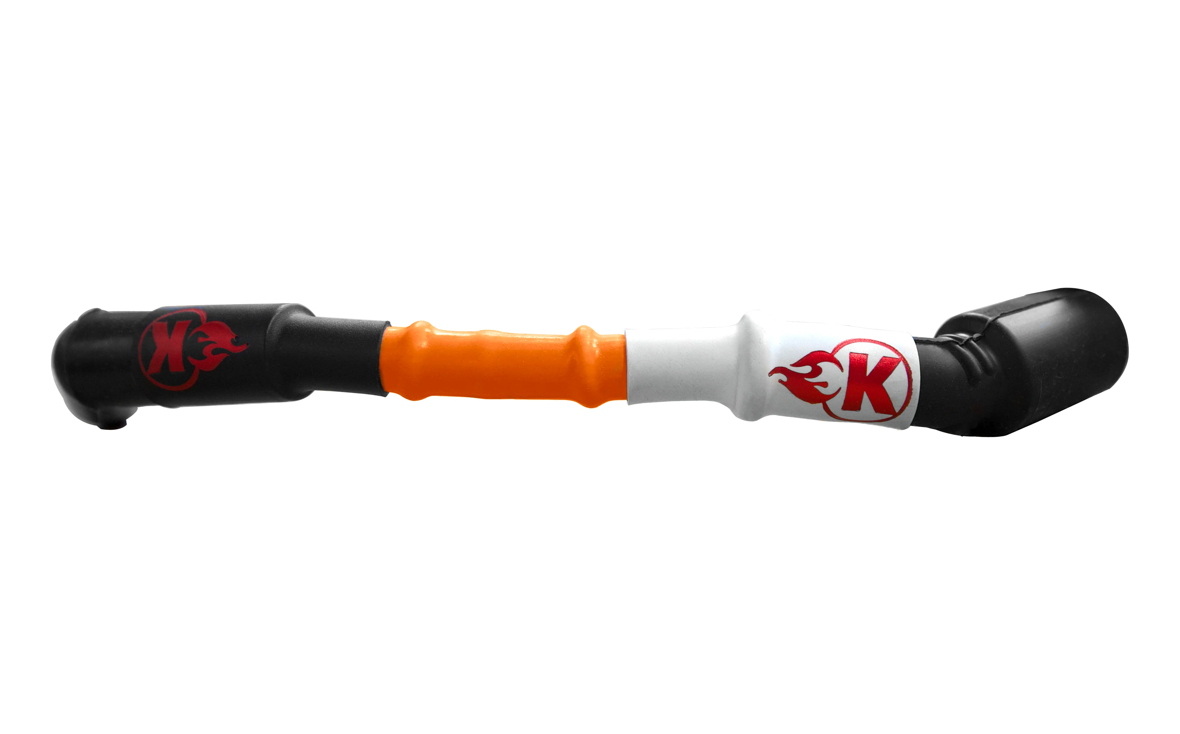 11mm Spark Plug Wires (8 pc. Set). Orange with Black Boots. LSX Car - Image 2