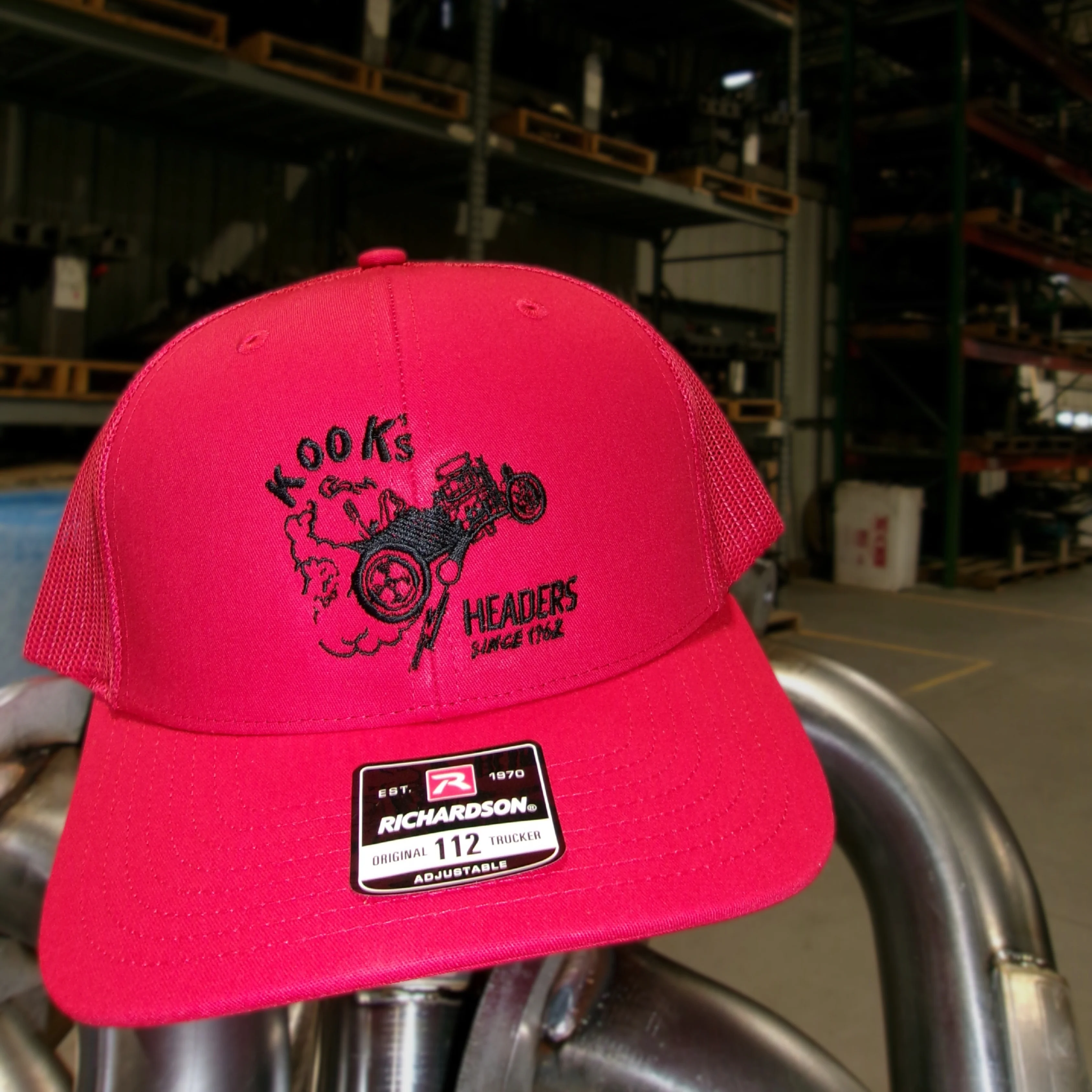 KOOKS Old School Logo Hat - Red Snapback - Image 3