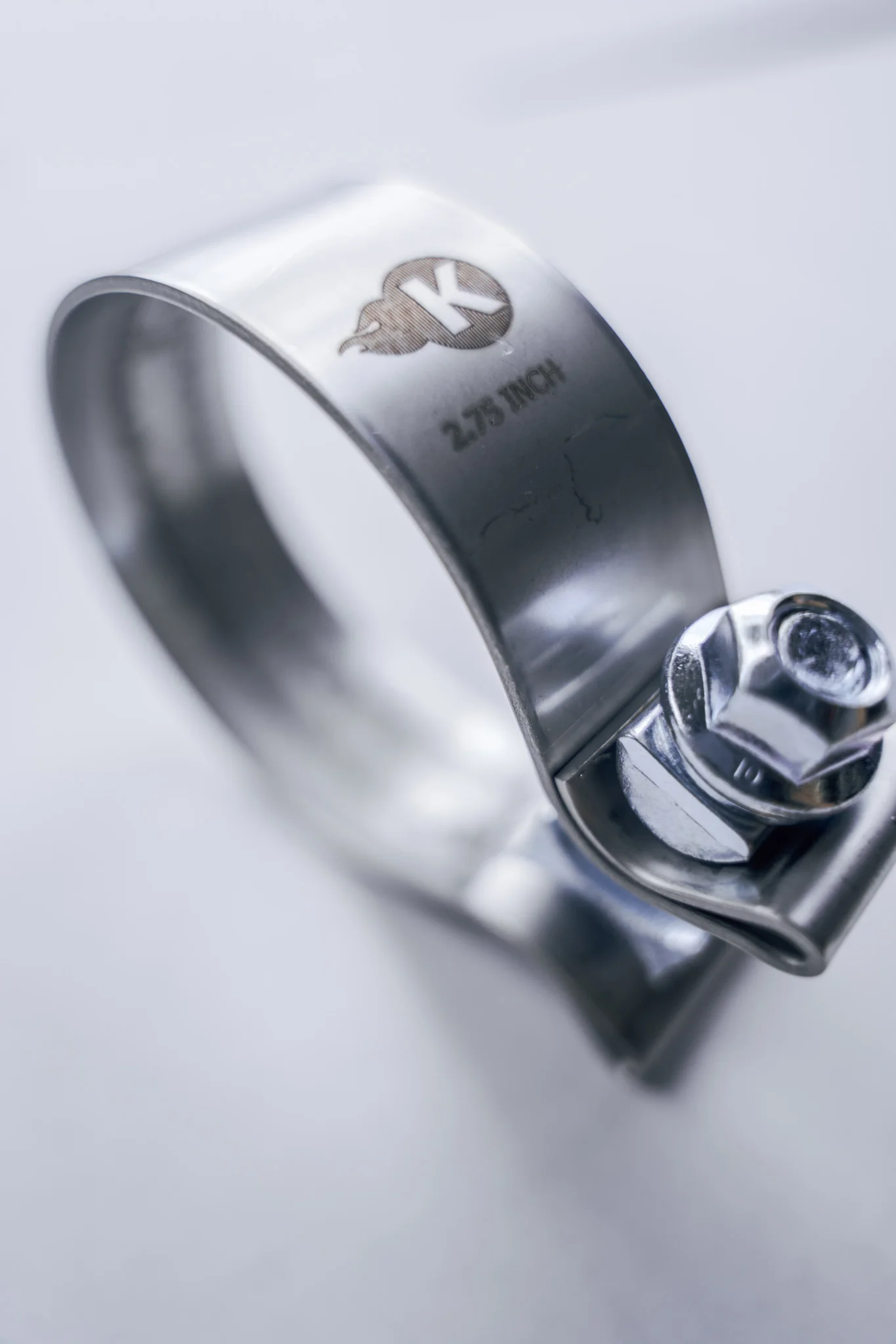 2-3/4" Stainless Steel Band Clamp for Notched Slip Joint Connections. - Image 3