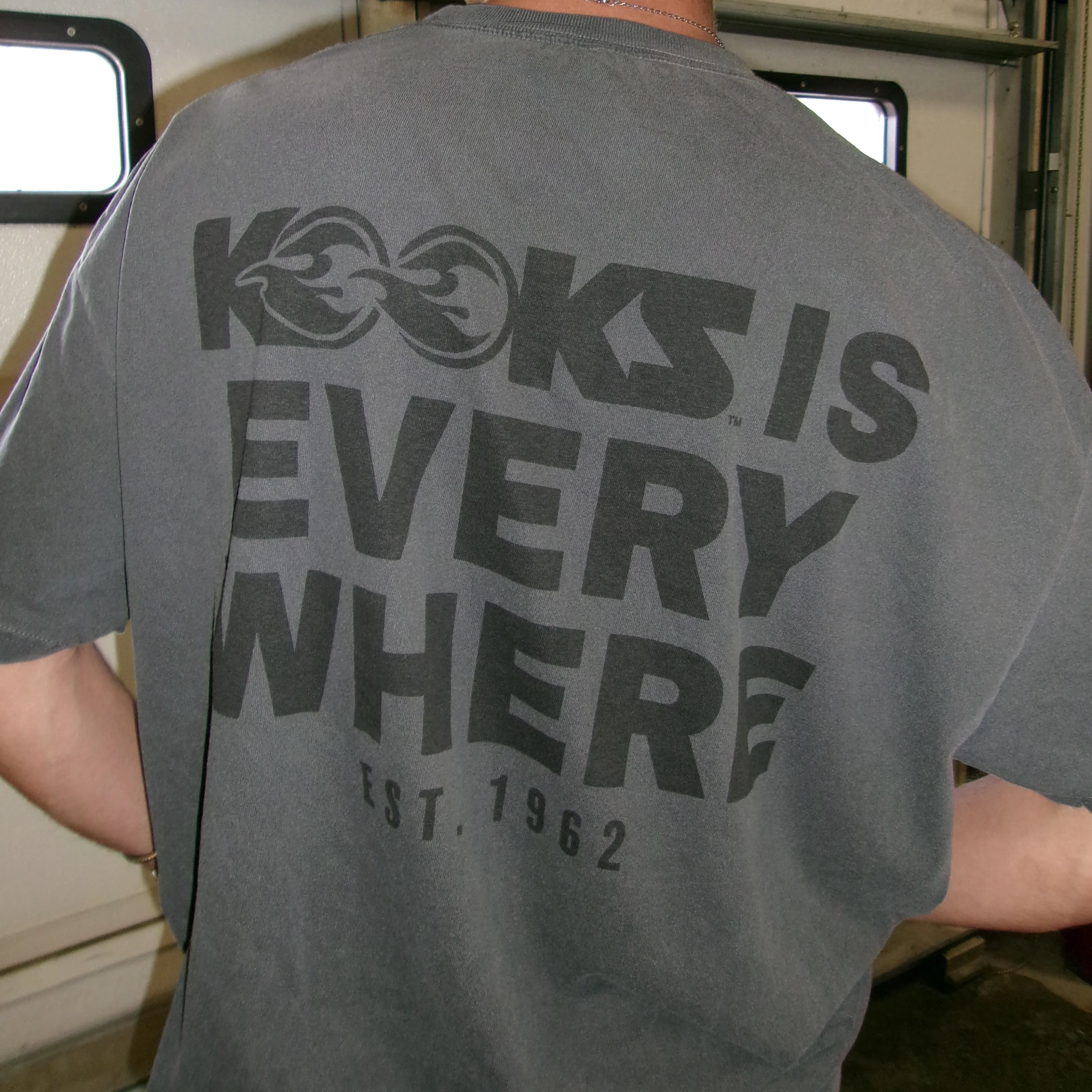KOOKS is Everywhere T-Shirt – Grey - Image 5
