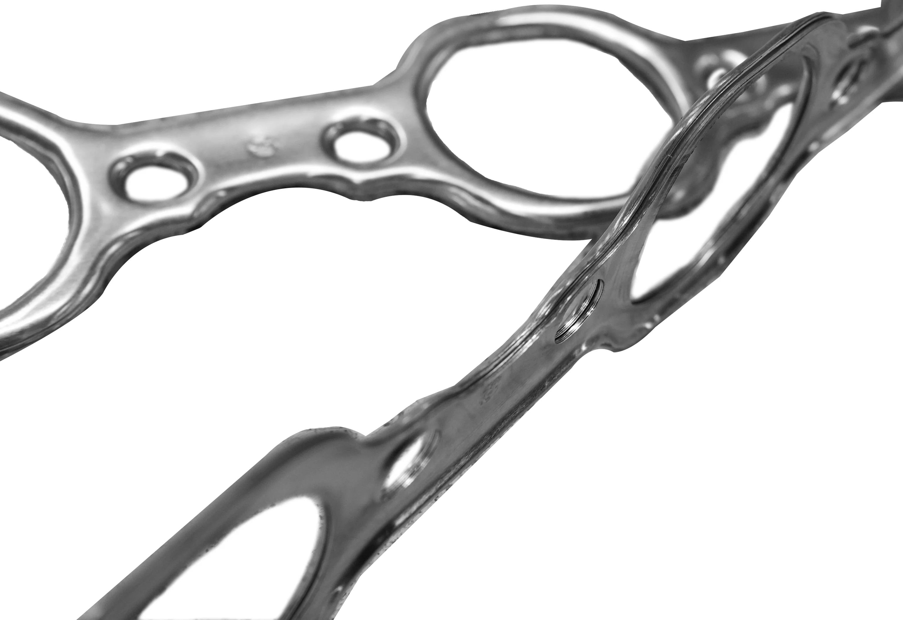 Small Block Ford Header Gasket - Multi-Layer Aluminum - 3" Inline Bolt Pattern - Image 2