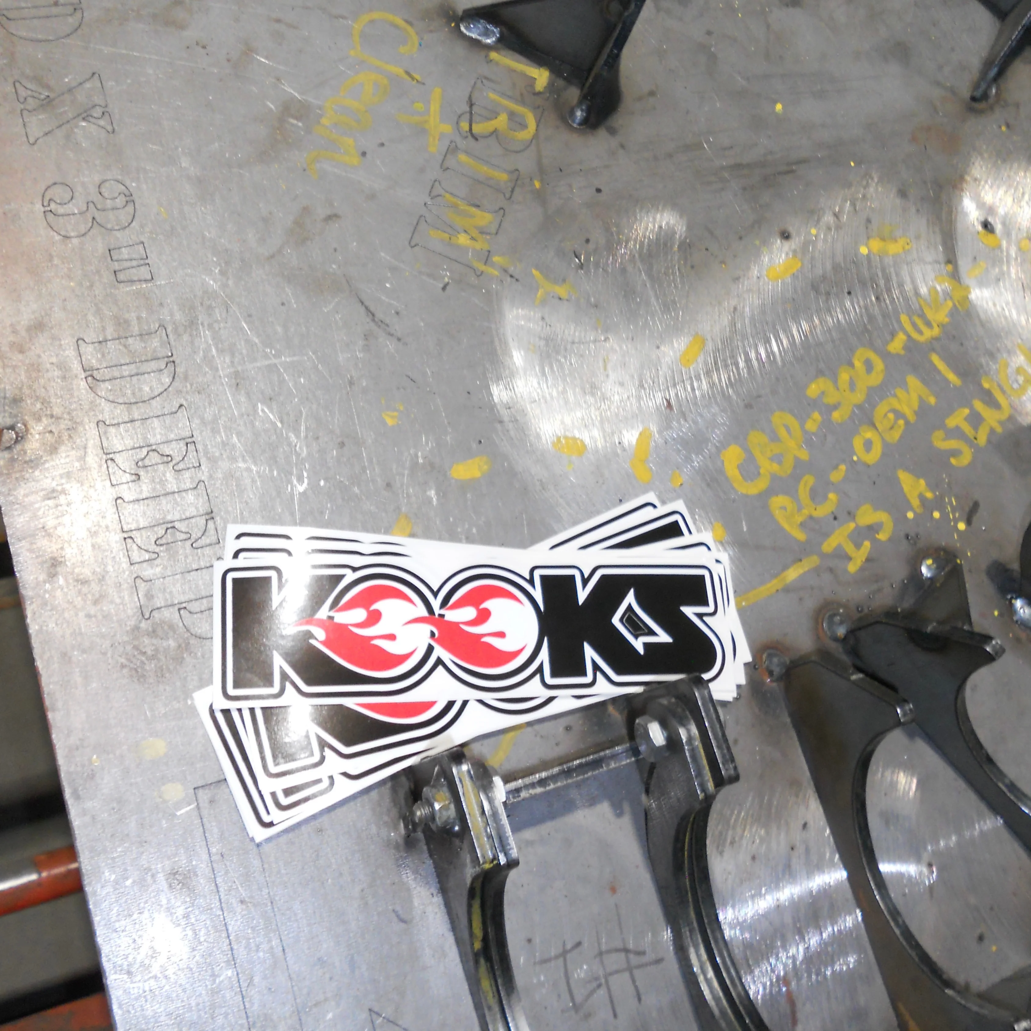 Kooks Die Cut Logo 1.55" x 6" - Image 3